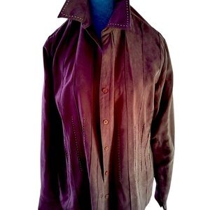 Washable fauxsuede top never worn new with tags xl